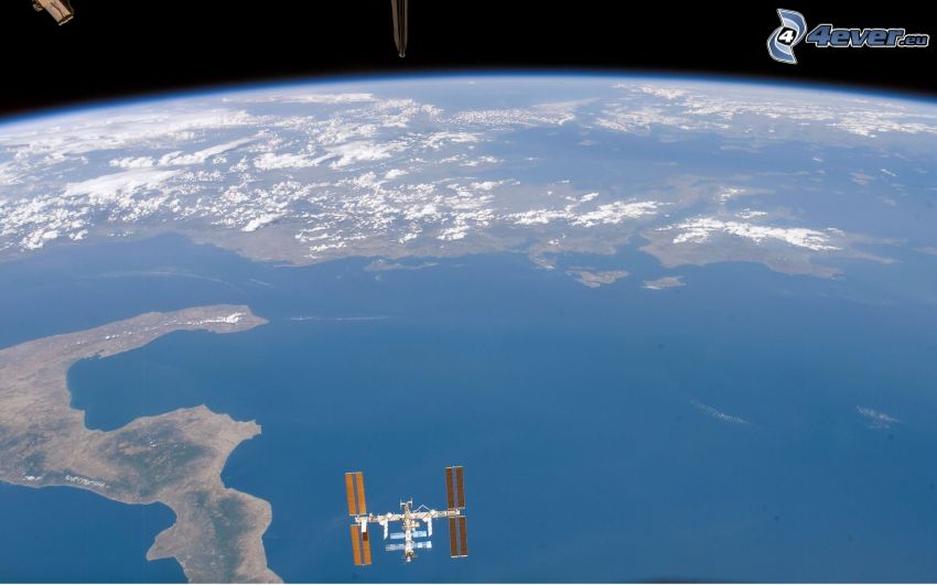 Karibik, Internationale Raumstation ISS, Erde, Blick aus dem All
