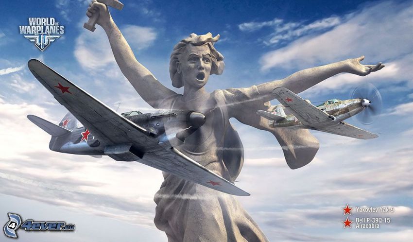 World of warplanes, Bell P-39, Statue