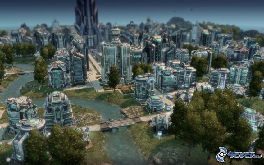 Anno 2070, Sci-fi Stadt