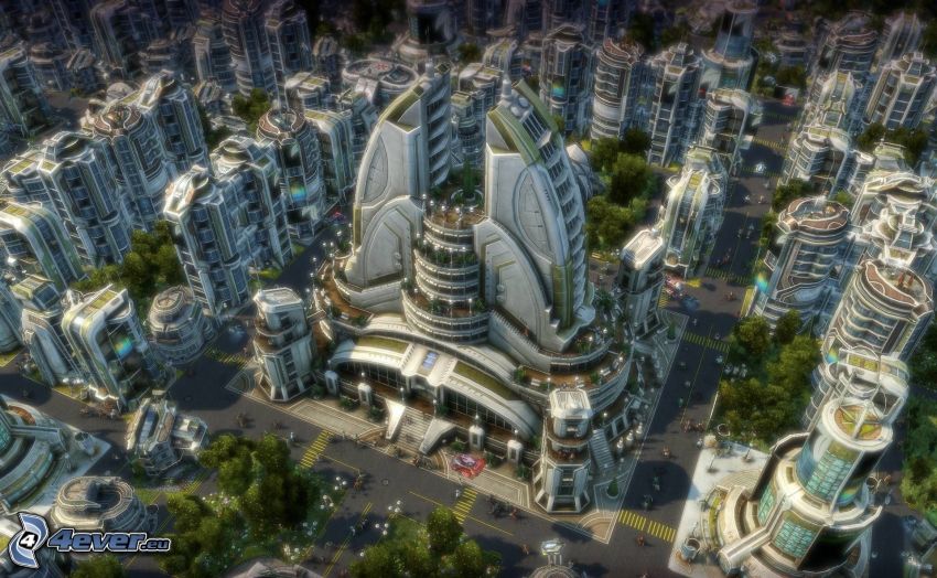 Anno 2070, Sci-fi Stadt