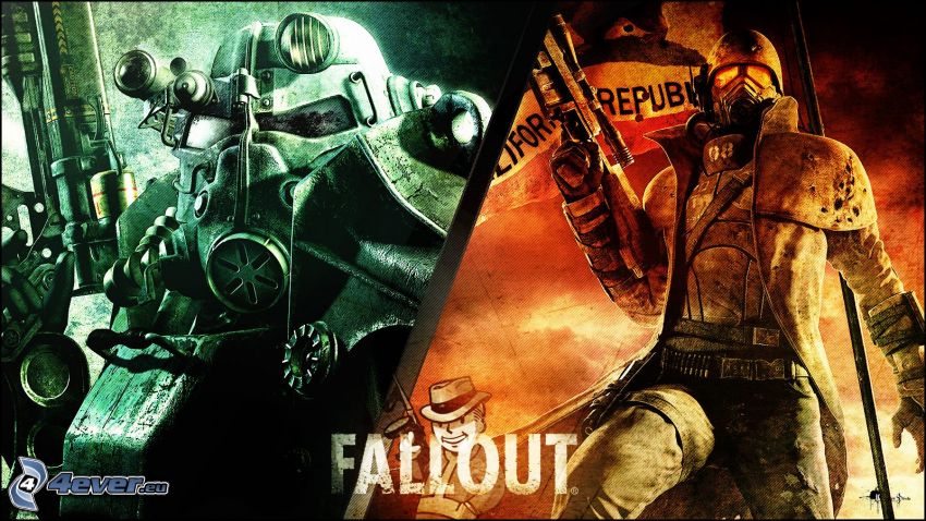 Fallout 3 - Wasteland, Mensch in der Gasmaske