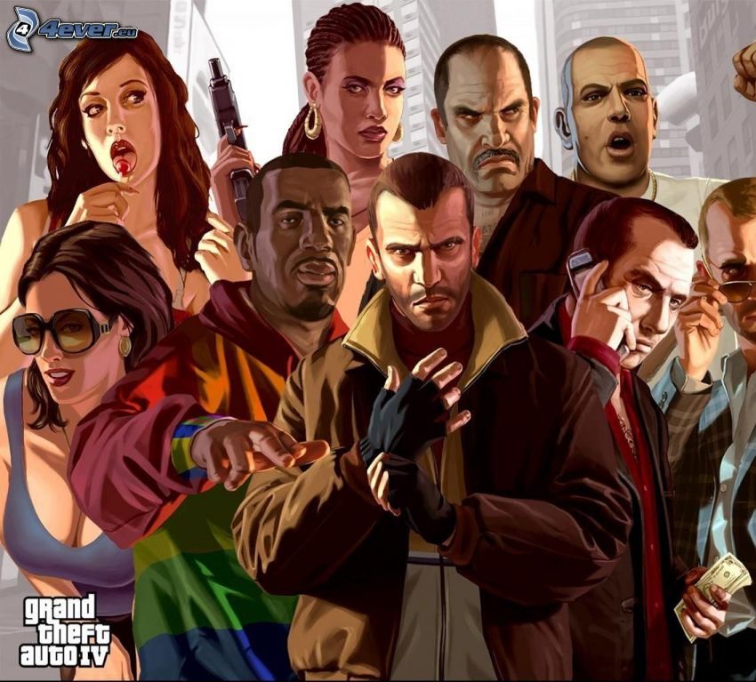 Grand Theft Auto IV: The Lost and Damned, Menschen