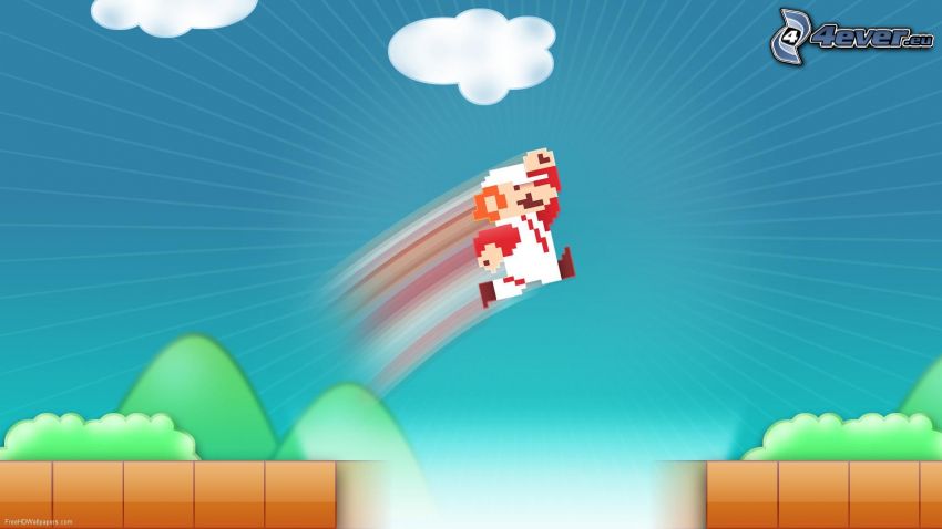 Super Mario, Sprung