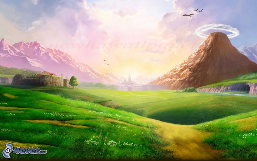 The Legend of Zelda, Landschaft