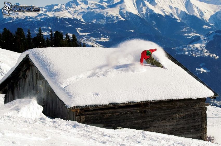Extrem-Skifahren, Hütte