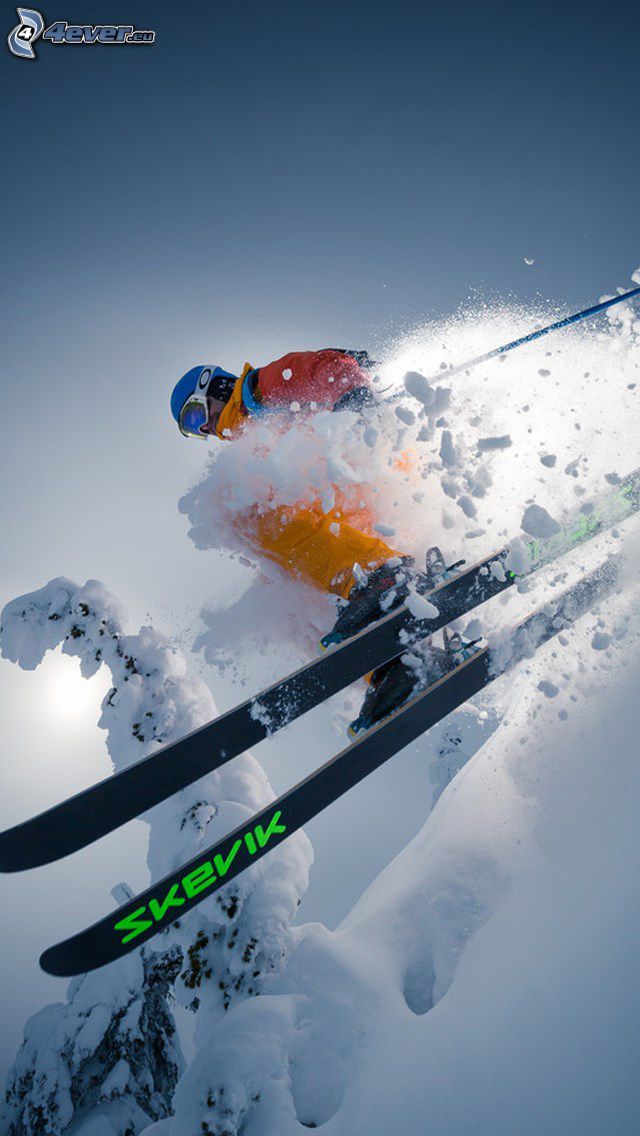 Extrem-Skifahren, Skisprung