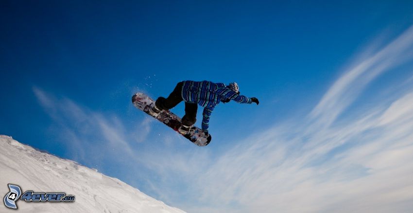 Snowboard-Sprung