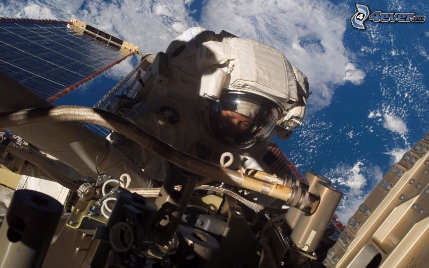 Raumfahrer, Erde von der ISS