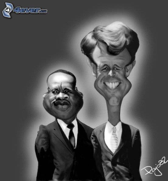 Bobby Kennedy, Karikatur