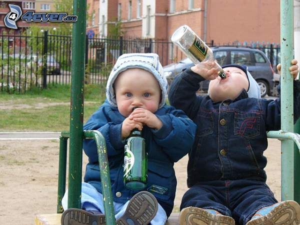 kleine Alkoholiker, Kinder