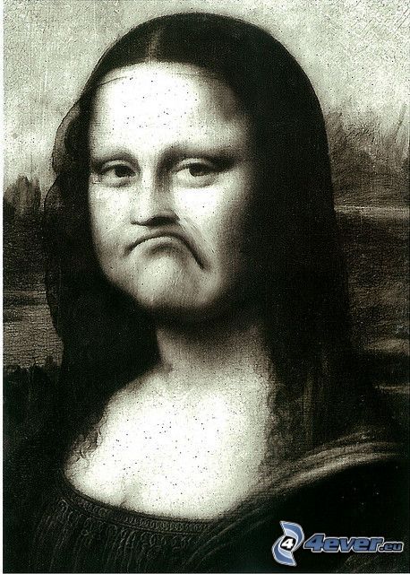Mona Lisa, Parodie, Trauer