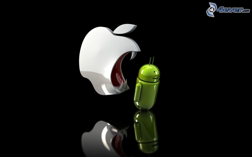 Apple, Android, Zähne