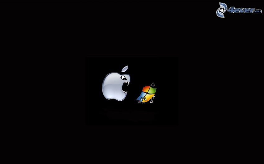 Apple, Windows, Zähne