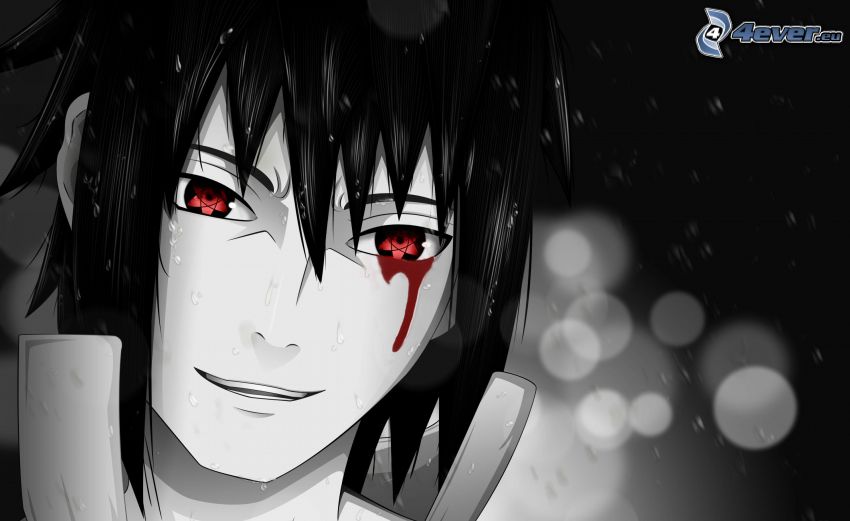 Naruto, blutigen Augen