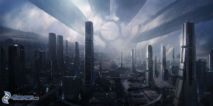 Sci-fi Stadt