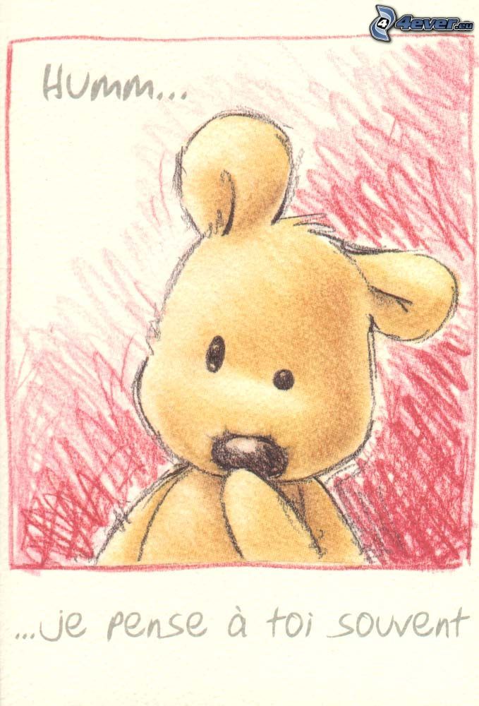 Cartoon, Teddybär