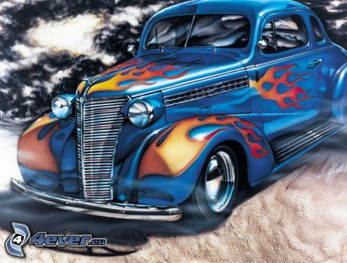 Chevy Coupe, Oldtimer, 1938