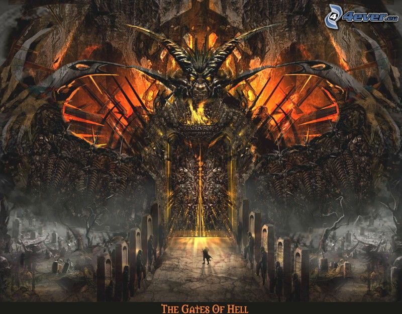 the gates of hell, Tod, Feuer, Flammen