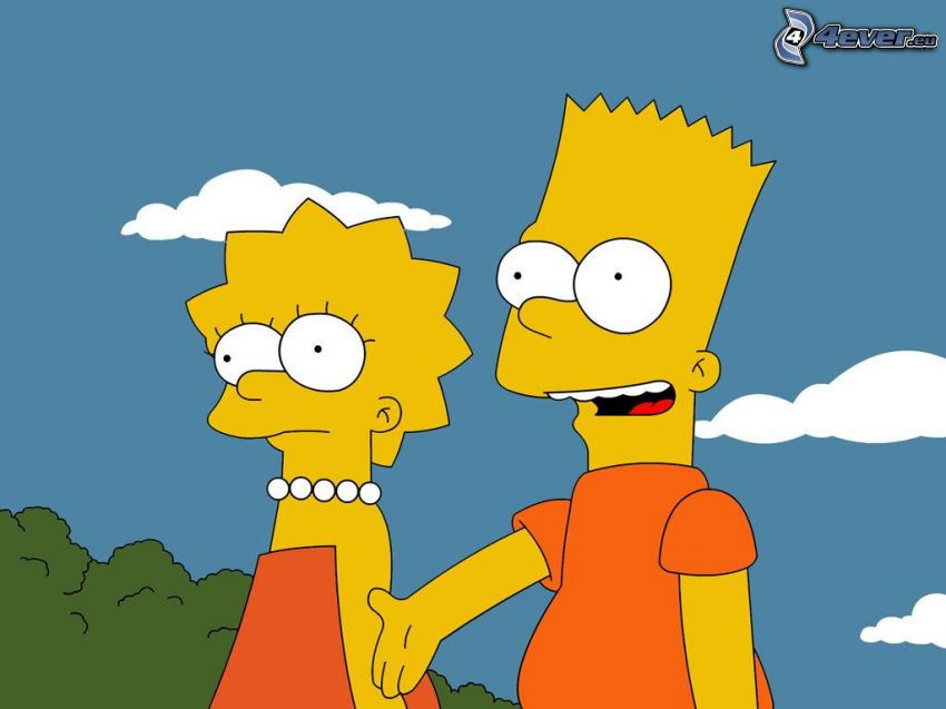 Die Simpsons, Lisa Simpson, Bart Simpson