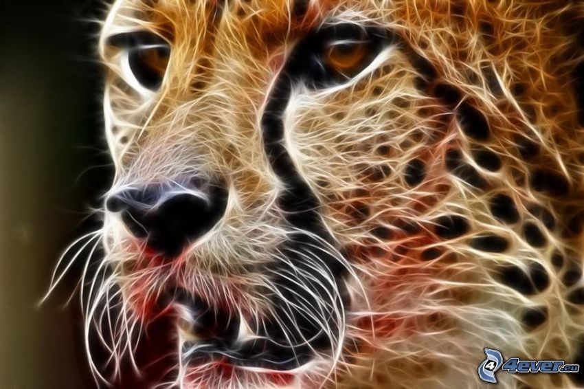Fractal Cheetah, Fractal Tiere