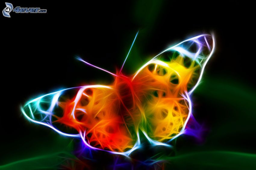 fraktale Schmetterling