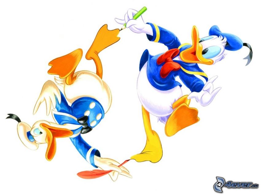 Donald Duck, Animations