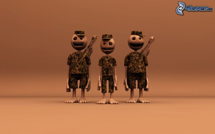 Figürchen, Soldaten