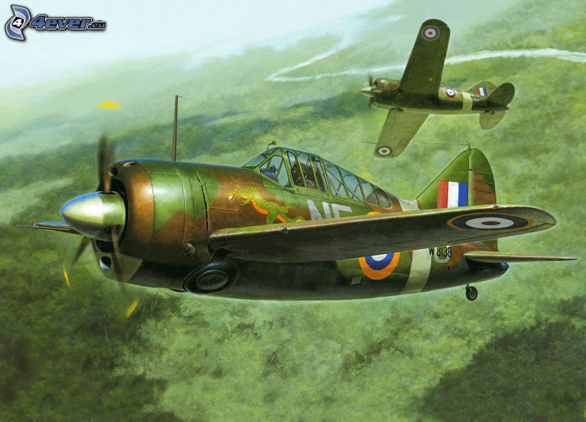 Flugzeuge, Zweiter Weltkrieg