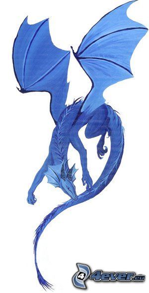 Blue Dragon, blauer Drache