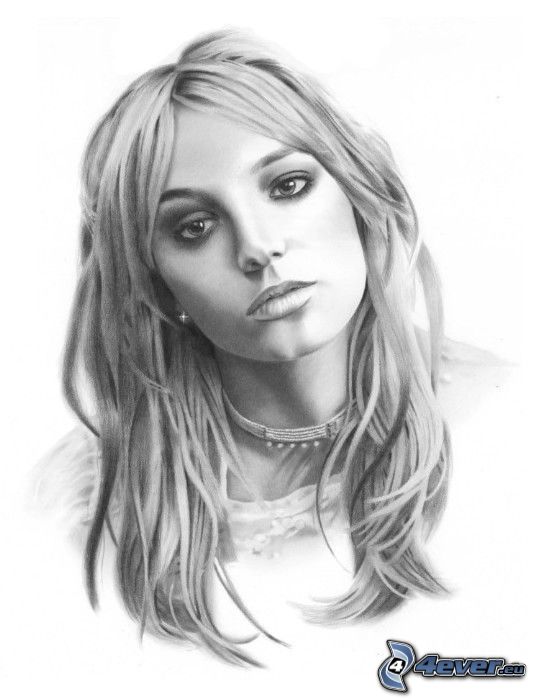Britney Spears, Zeichnung