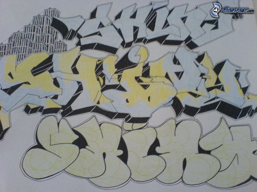 Graffiti, Buchstaben