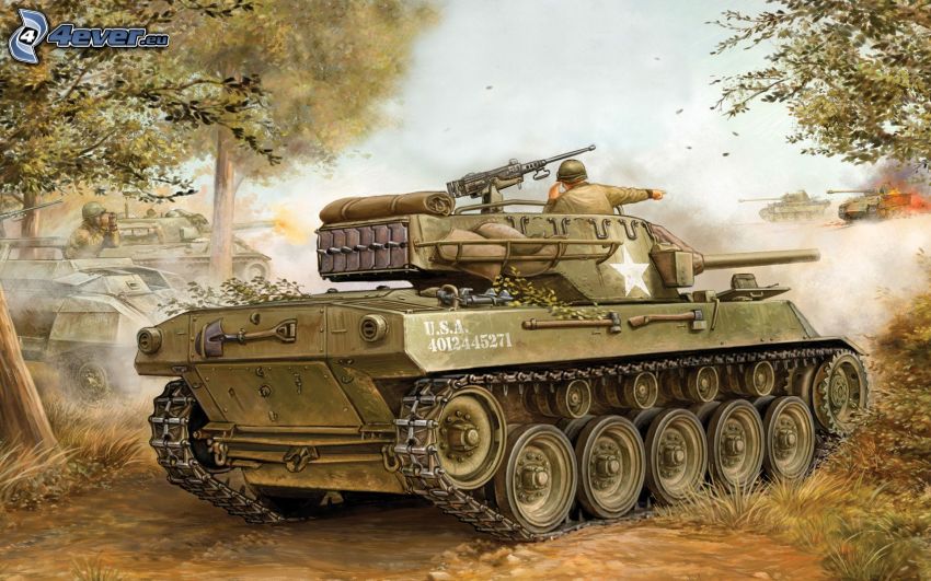 Panzer, Schießen, Zweiter Weltkrieg