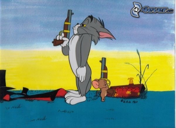 Tom und Jerry, Kampf