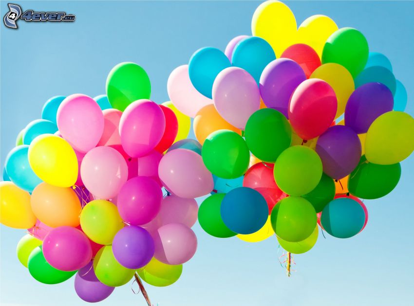 ballonger, färger