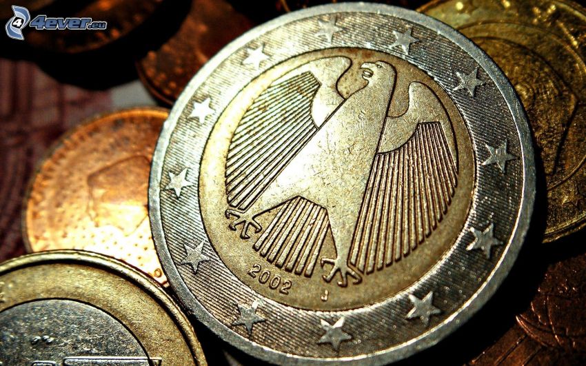 euro, mynt, Tyskland