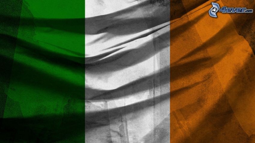 irländska flaggan