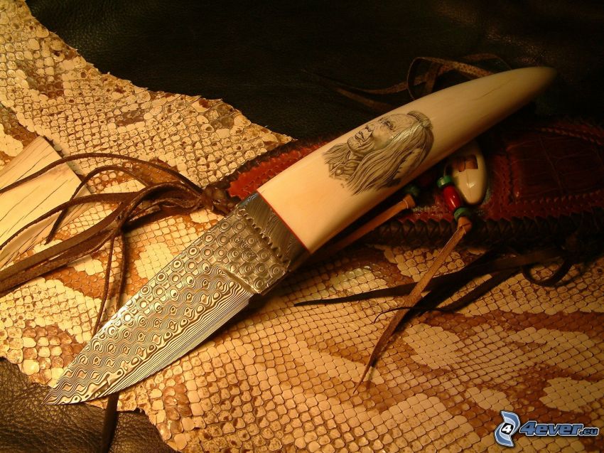 kniv, indian