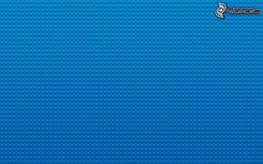 Lego, blå bakgrund