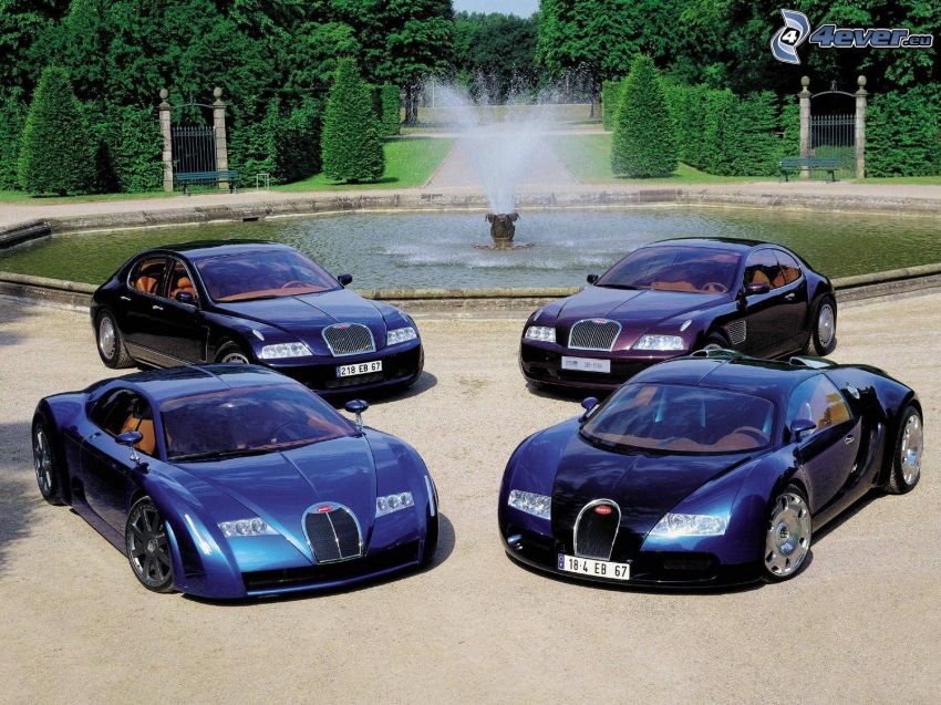 Bugatti, fontän