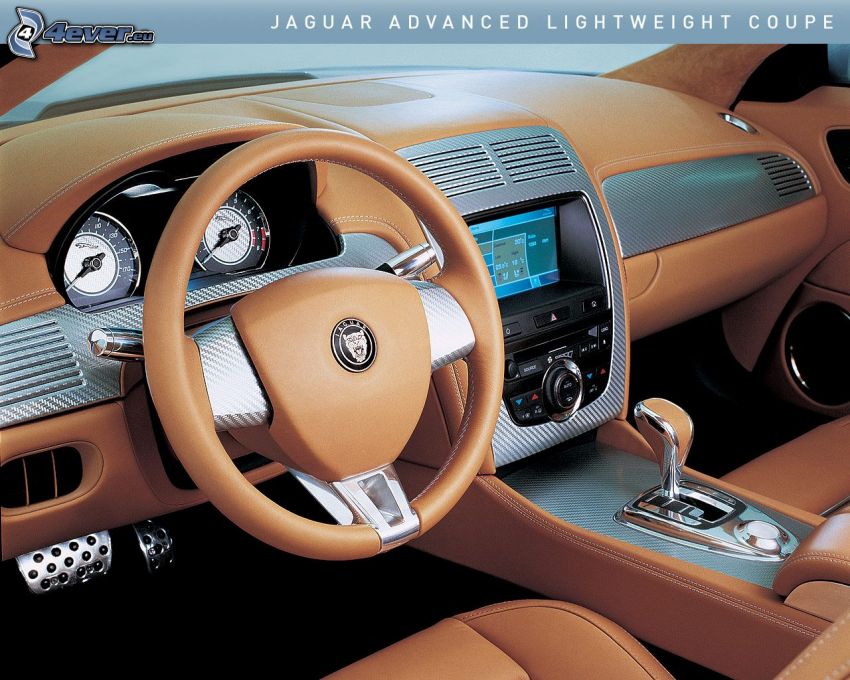 Jaguar, Advanced Lightweight Coupe, interiör