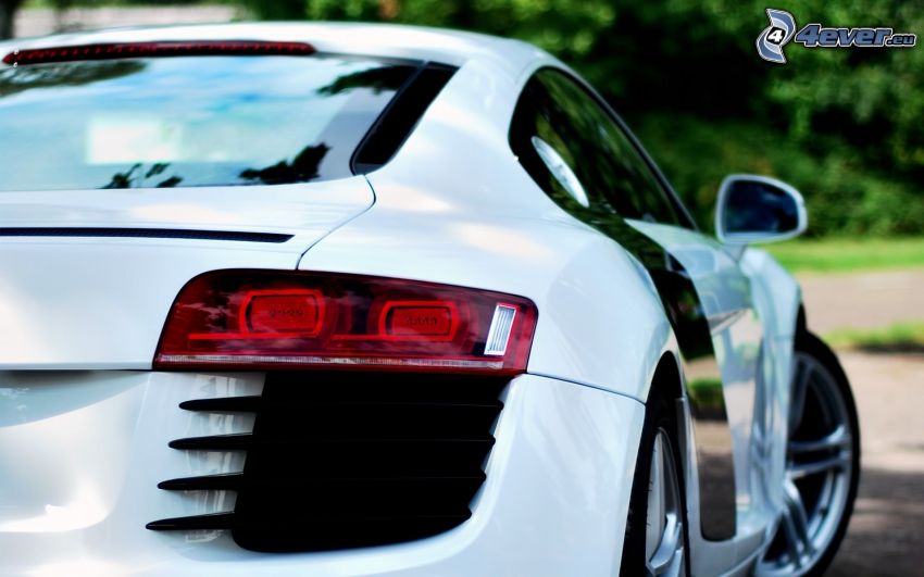 Audi R8, bakljus