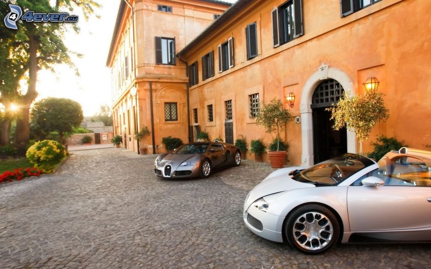Bugatti Veyron, cabriolet, hus