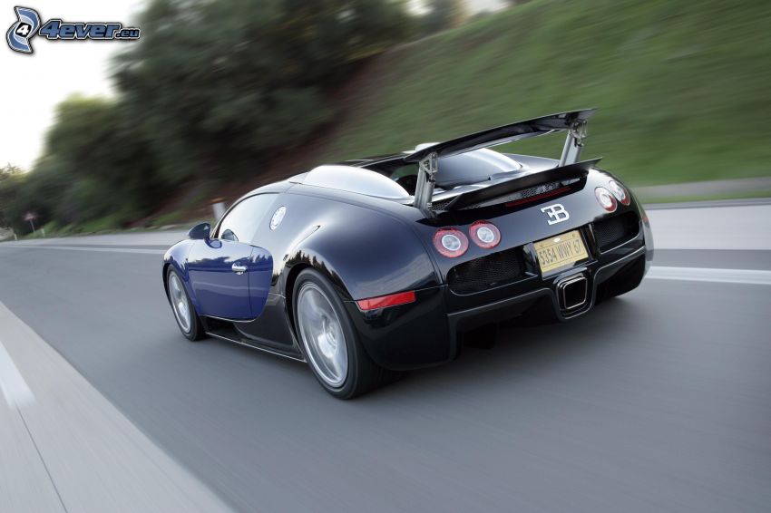 Bugatti Veyron, fart
