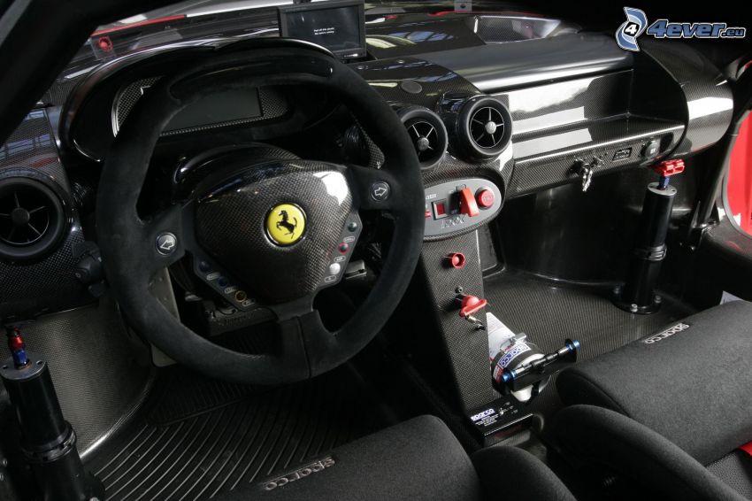 Ferrari FXX, interiör