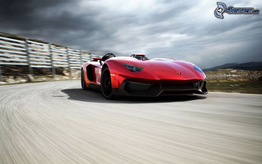 Lamborghini Aventador, fart