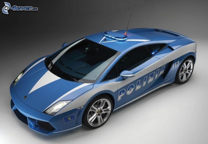 Lamborghini Gallardo, polis