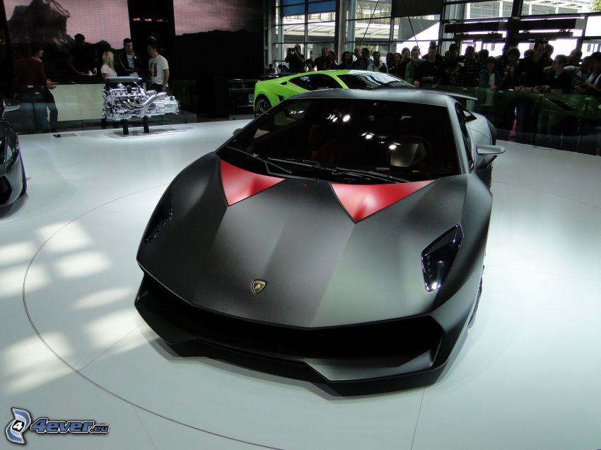 Lamborghini Sesto Elemento, bilutställning