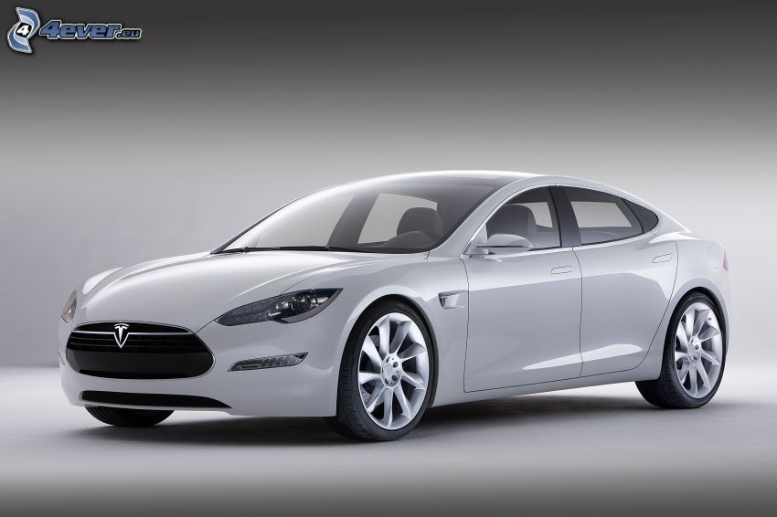Tesla Model S, koncept, elbil