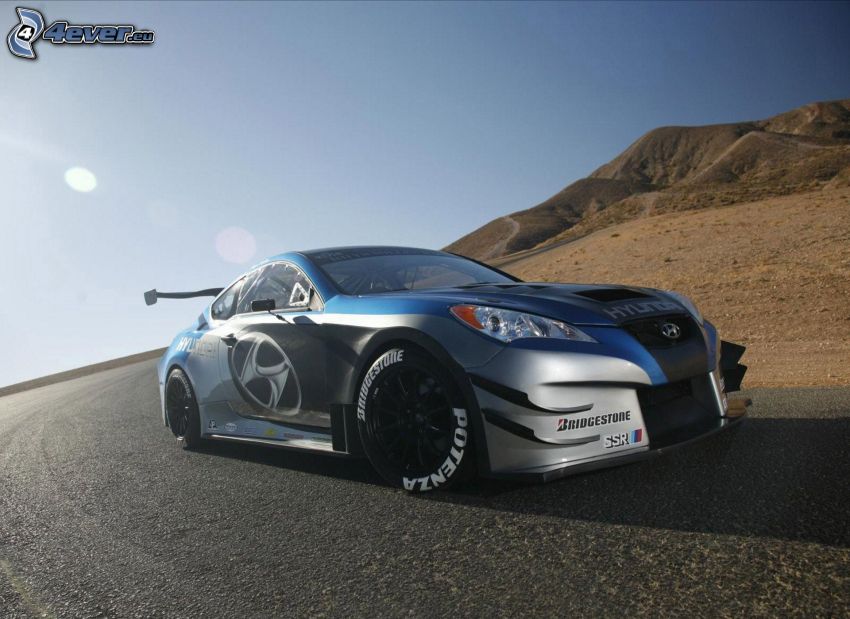 Hyundai Genesis, racerbil, väg