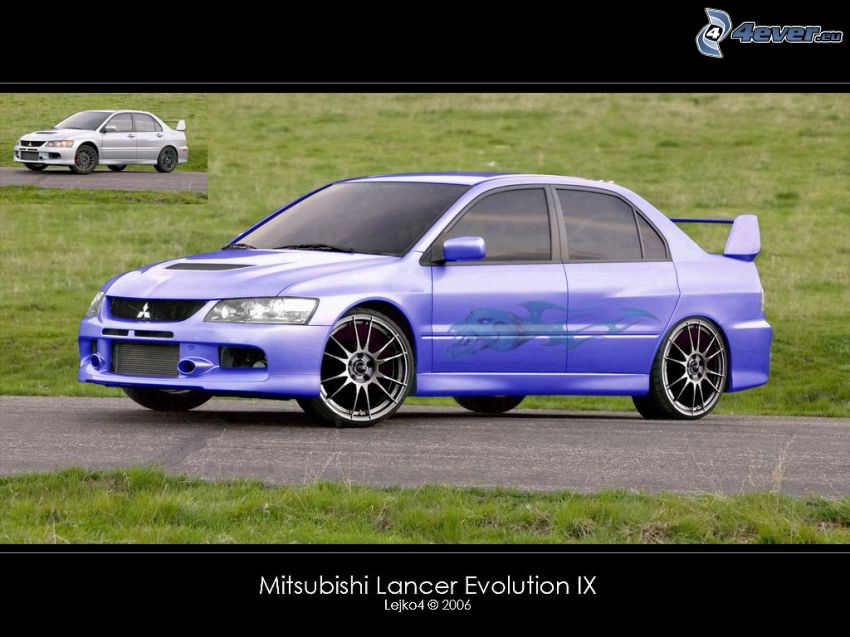 Mitsubishi Lancer Evolution IX, virtual tuning